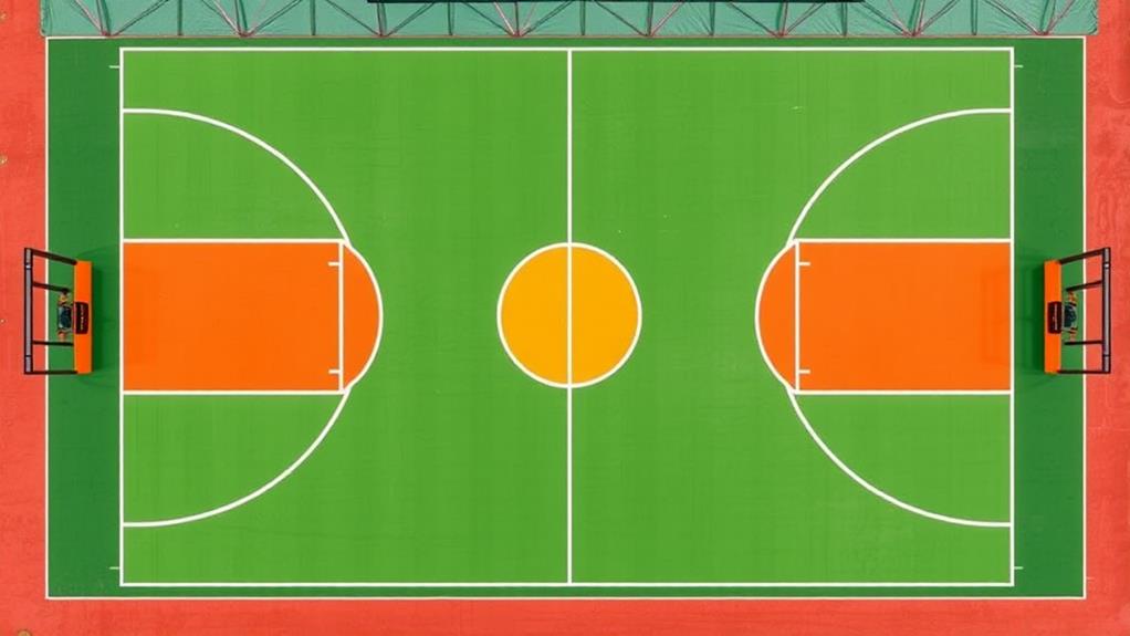 Understanding the Layout of a Basketball Court