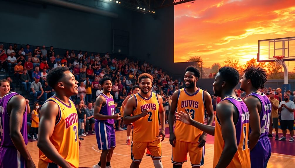 connecting through basketball engagement