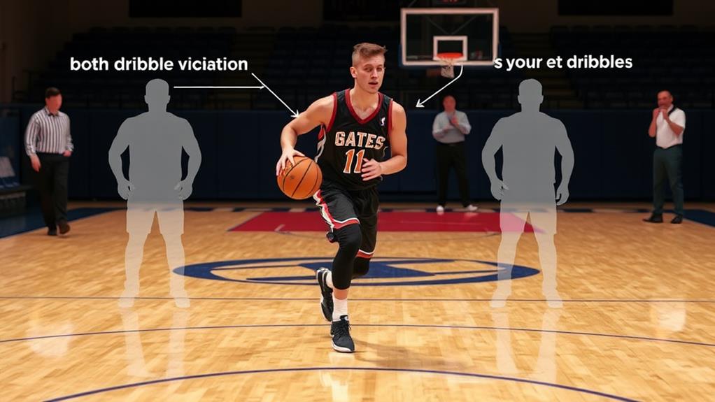 dribbling rule infractions explained