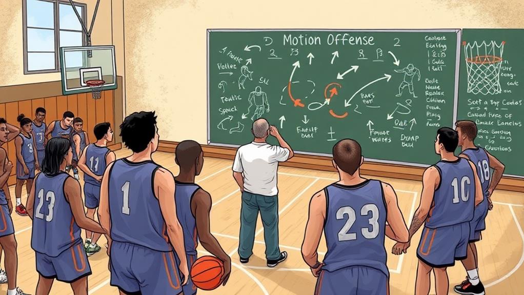 motion offense coaching techniques