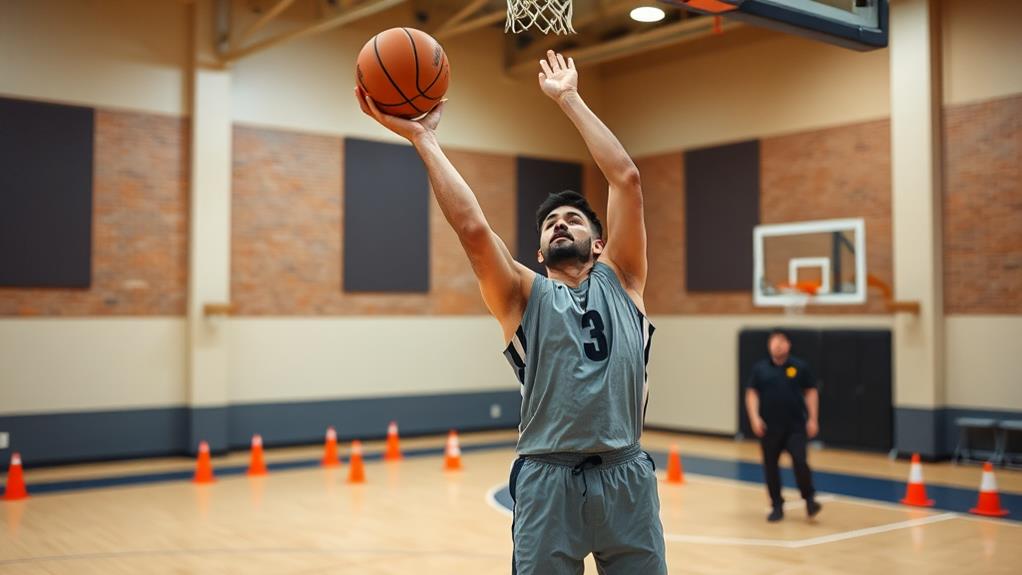 perfecting basketball layup technique