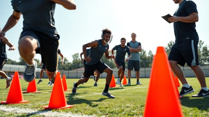 Agility Drills for Football Players to Boost Speed and Precision