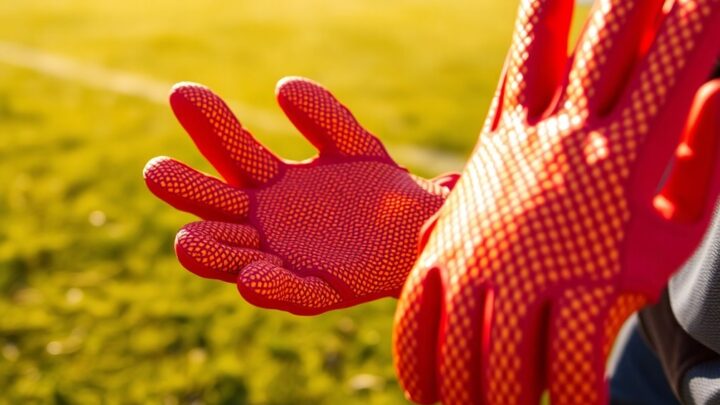 Flag Football Gloves for Better Grip and Control