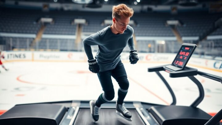 How to Use a Hockey Treadmill to Maximize Performance