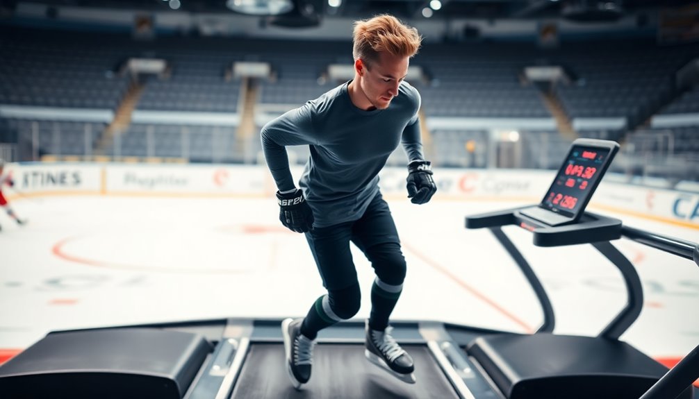 How to Use a Hockey Treadmill to Maximize Performance