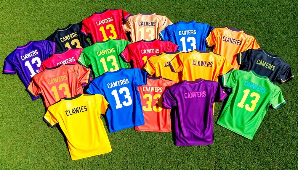 personalized sports uniform design