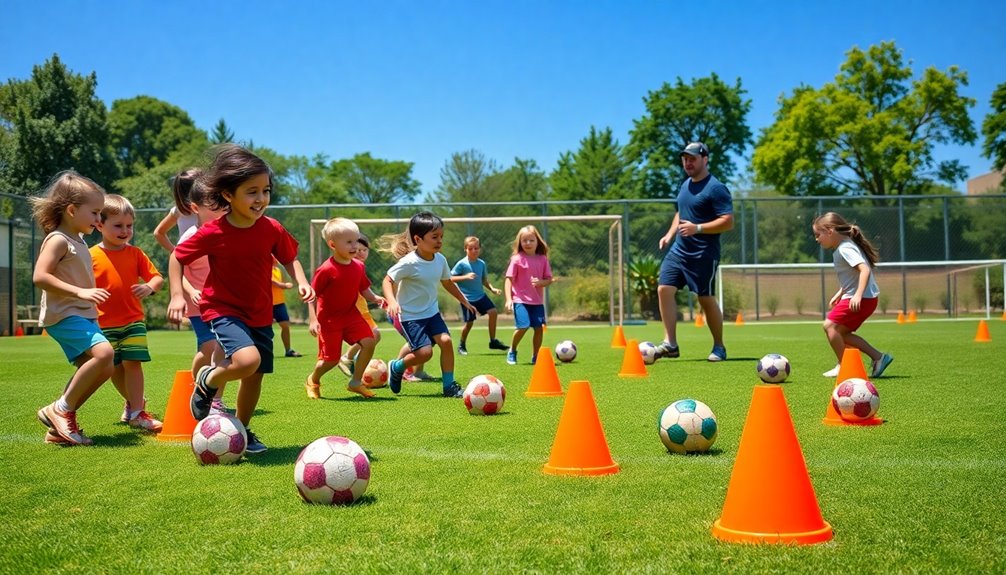 soccer practice structured routine