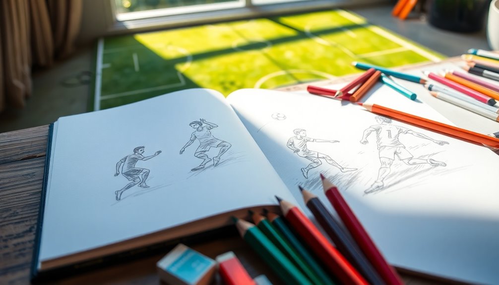 How to Draw Soccer Players and Fields for Fun or Strategy