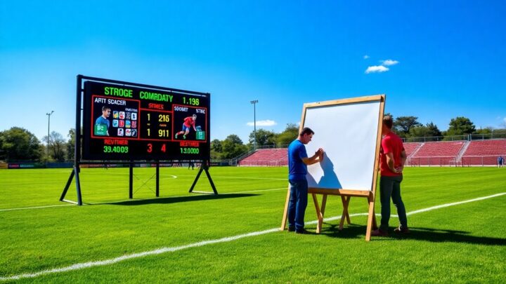 How to Create a Professional-Looking Scoreboard for Soccer Games