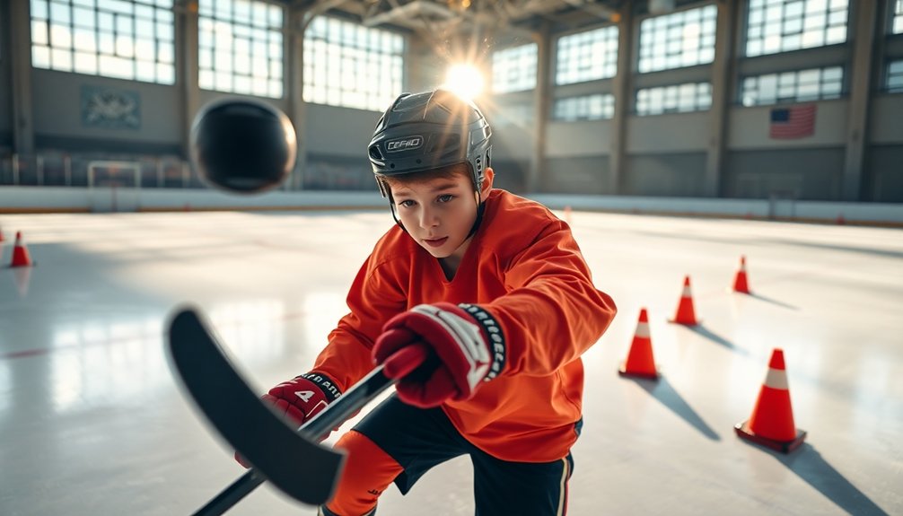bouncing puck control skills