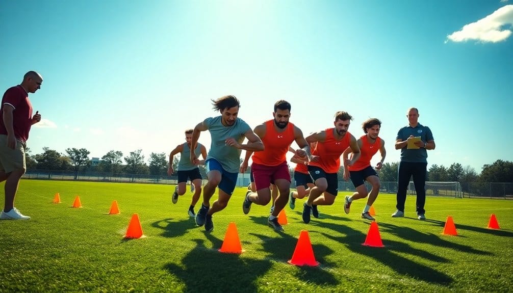 fast feet agility drill