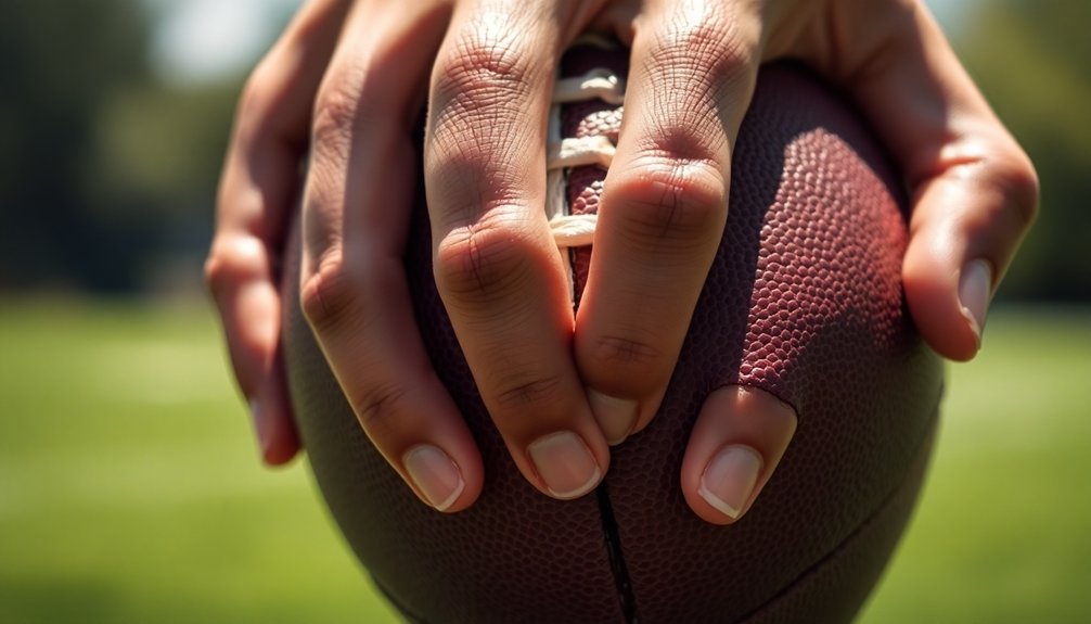 improving football grip techniques