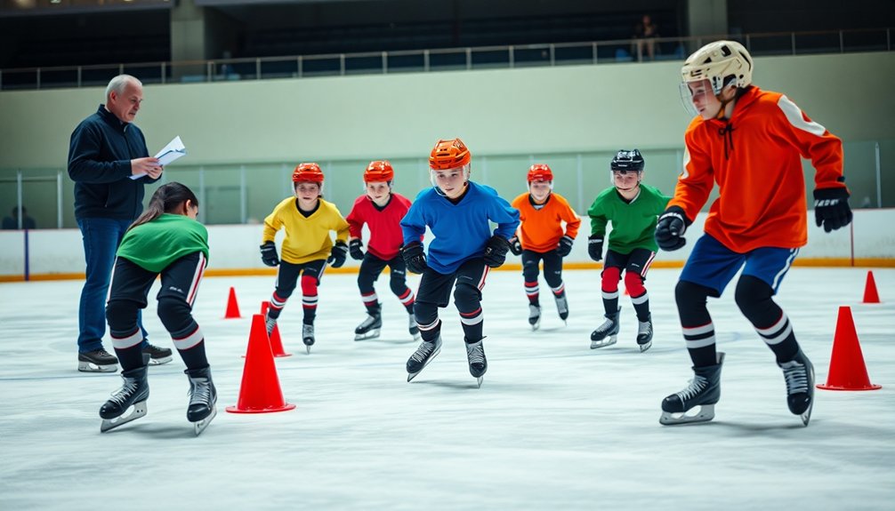 on ice agility training drills