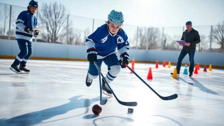 Creative Drills for Mastering Puck Handling