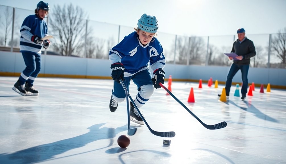 Creative Drills for Mastering Puck Handling