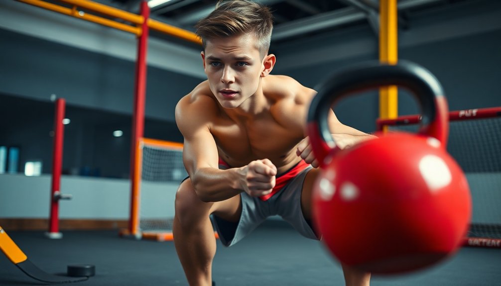 strengthen legs for hockey