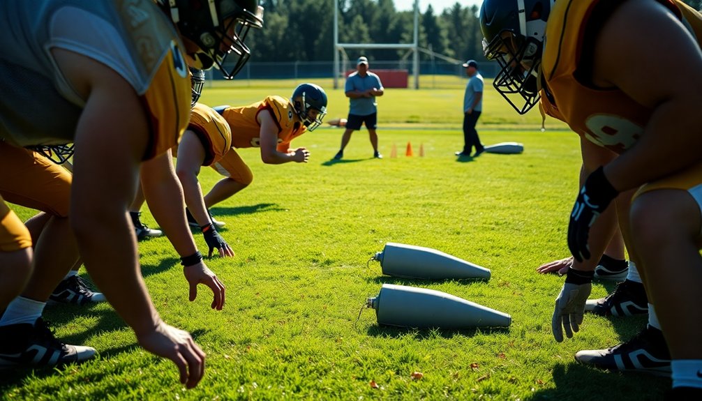 defensive line formations and conditioning