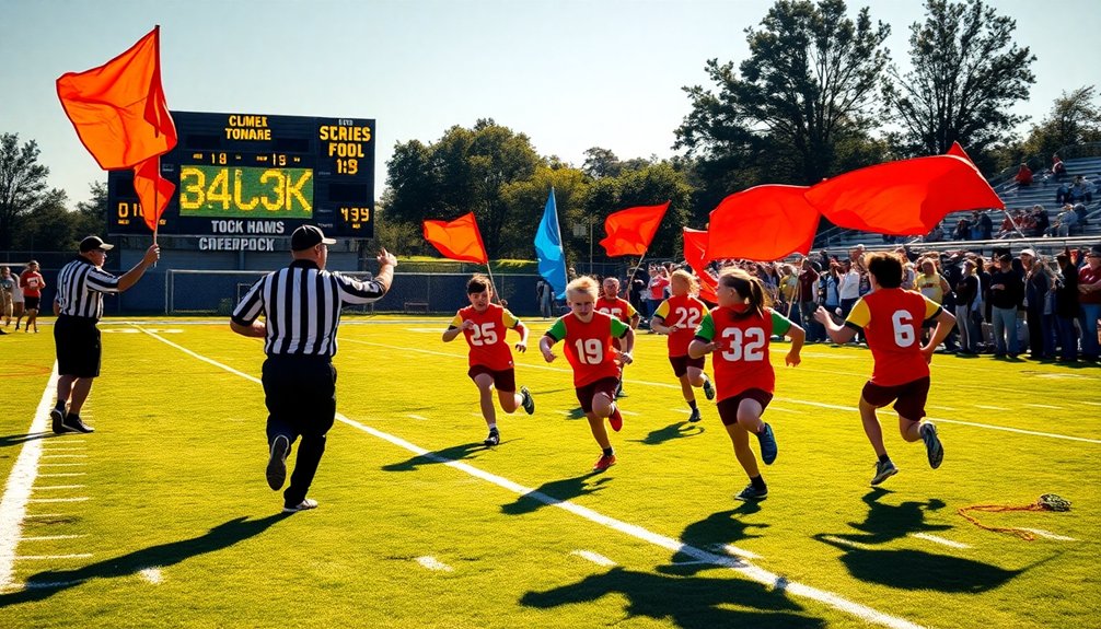 flag football player positions