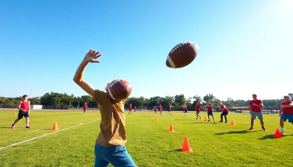 improve football throwing skills