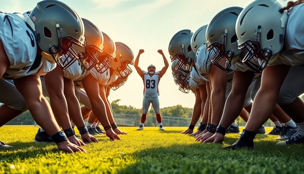 individual leadership on offensive line