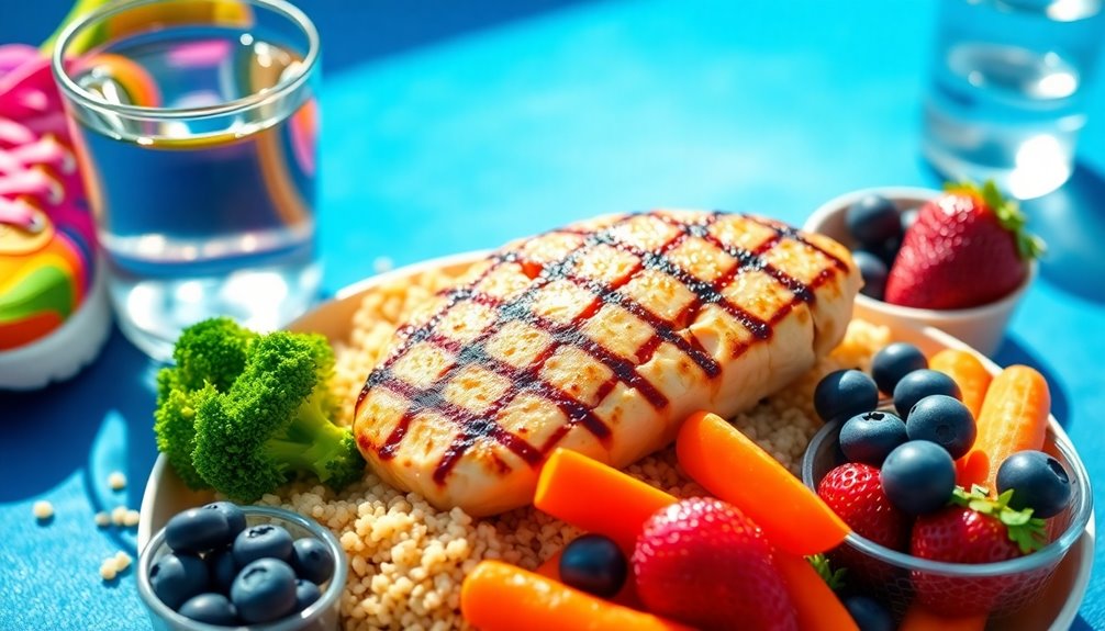 balanced meals for athletes