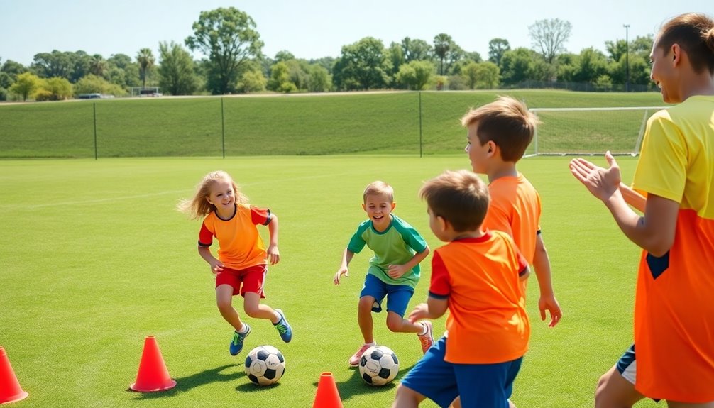 creative passing teamwork drills