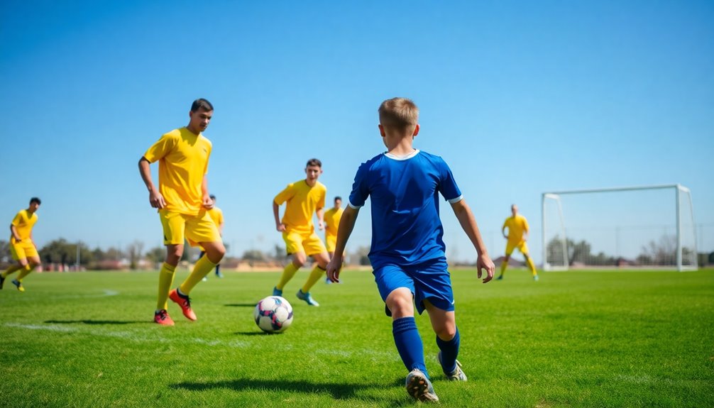 defenders organizing blocking counterattacking