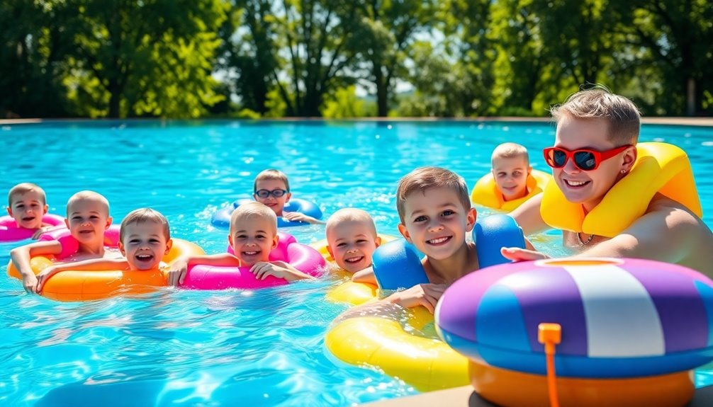 early swimming skill development