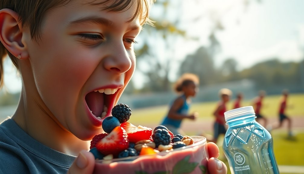 nutrition enhances young athletes