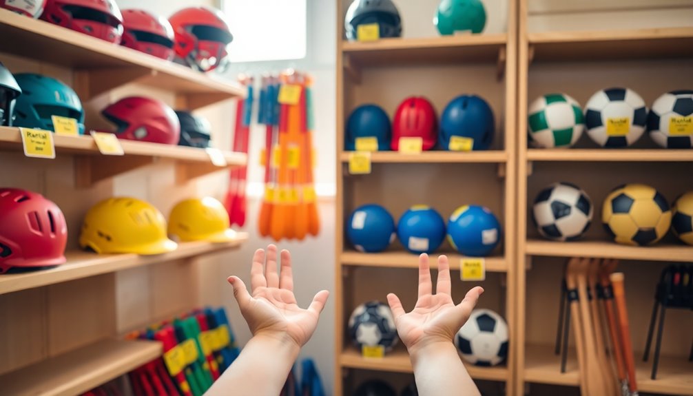 rent sports gear conveniently