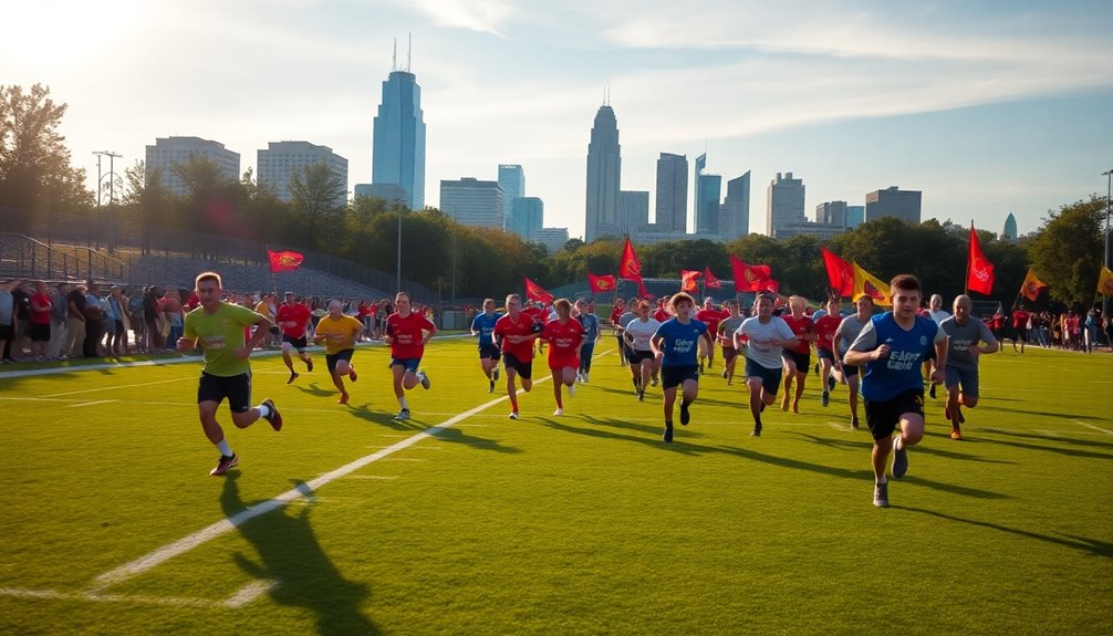 competitive adult flag football