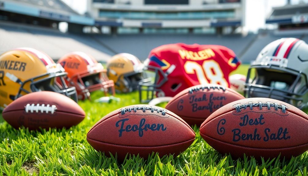 customizable football gear options