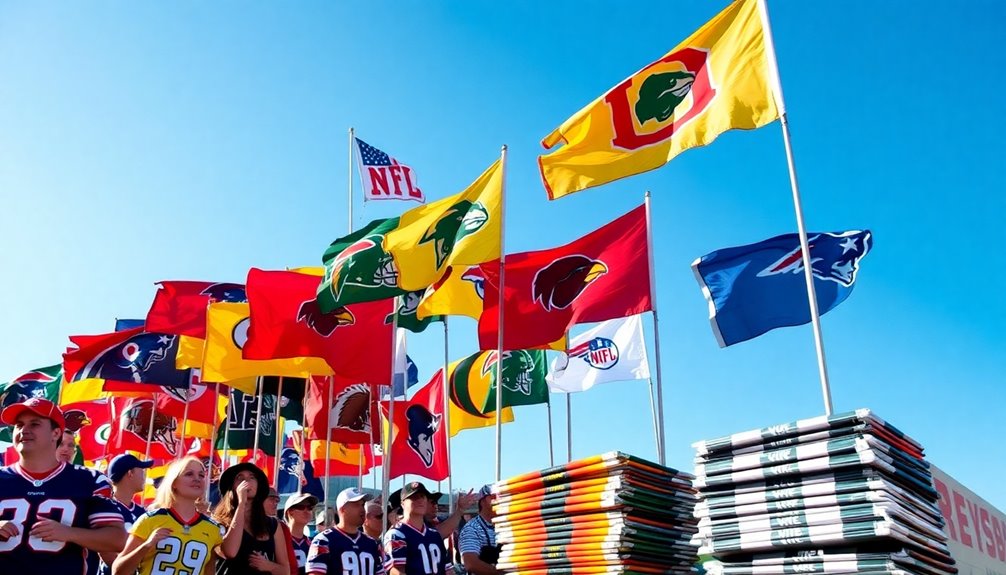 durable nfl flags available