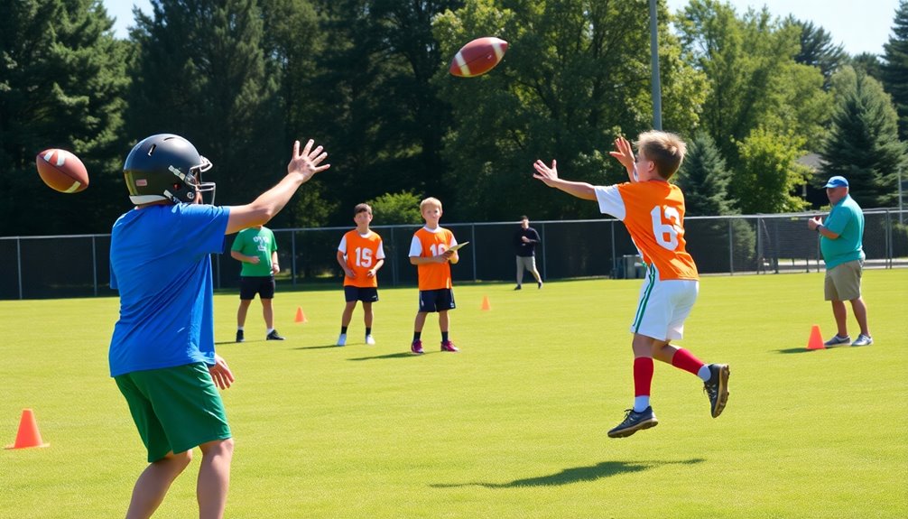 enhancing passing and catching