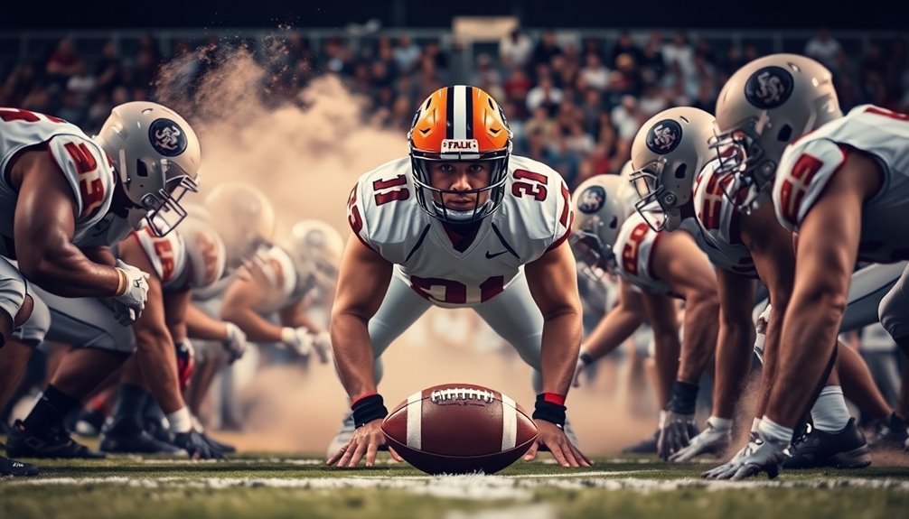 snap initiates football play