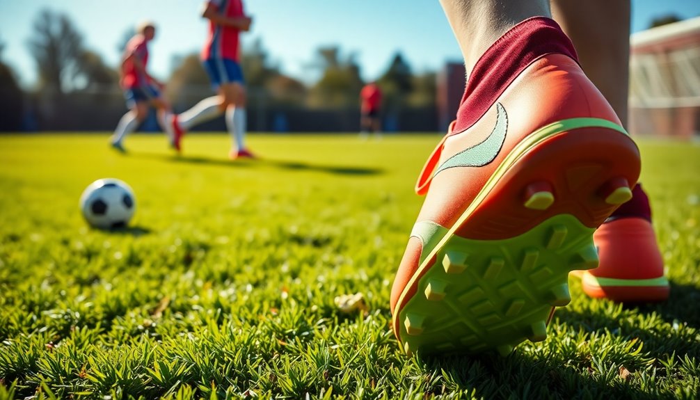 soccer cleats enhance flag football