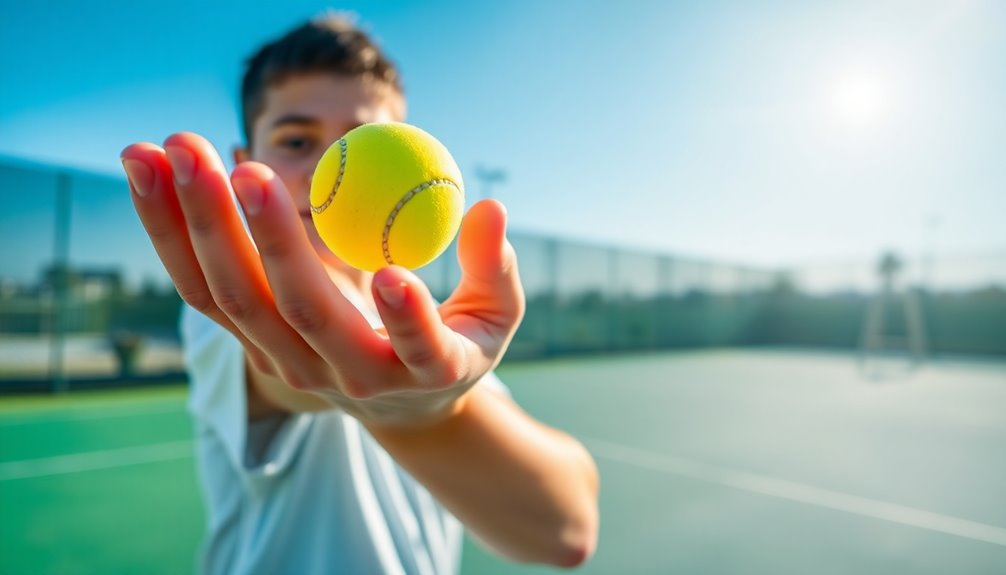 consistent toss enhances serve