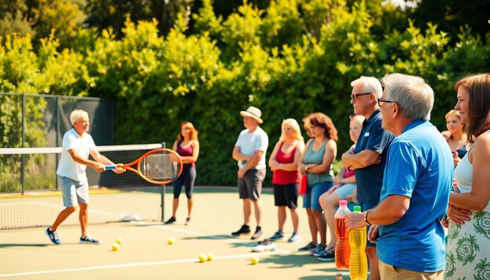 enhancing adult tennis learning