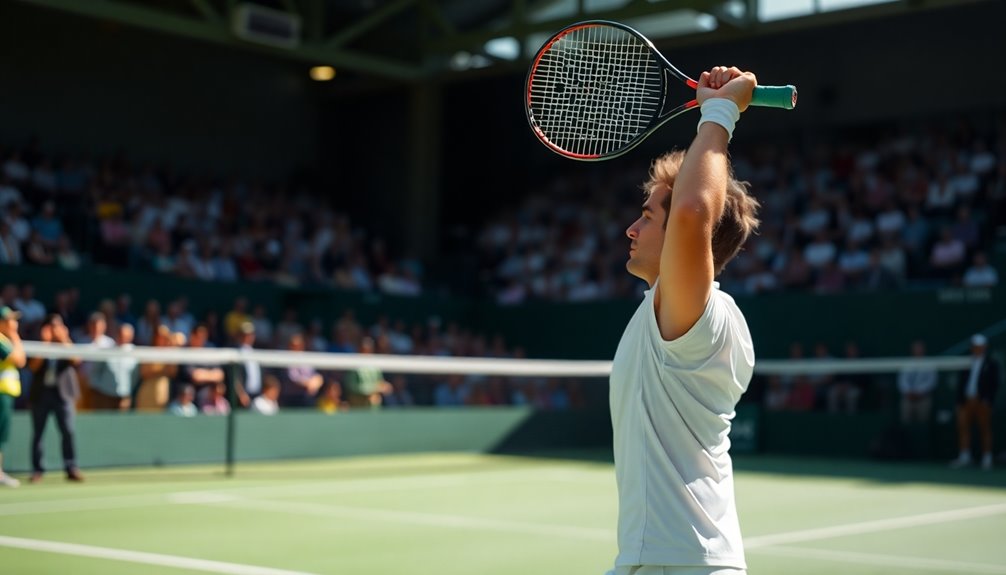 grip choice enhances serve performance