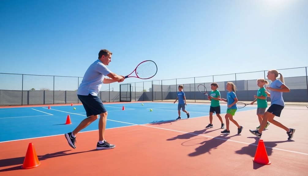 key tennis skill drills