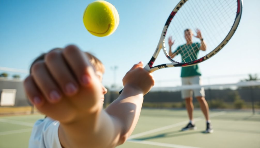 master tennis serve mechanics