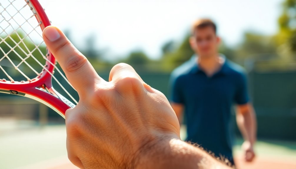 master your serving grip