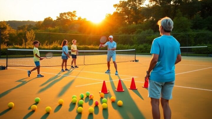 The Best Order to Teach Tennis Skills